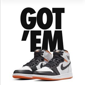 Air Jordan 1 retro high OG electro orange